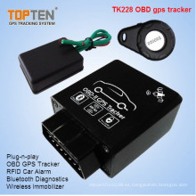 2015 OBD GPS Tracker con Bluetooth Diagnóstico RFID Control-EZ